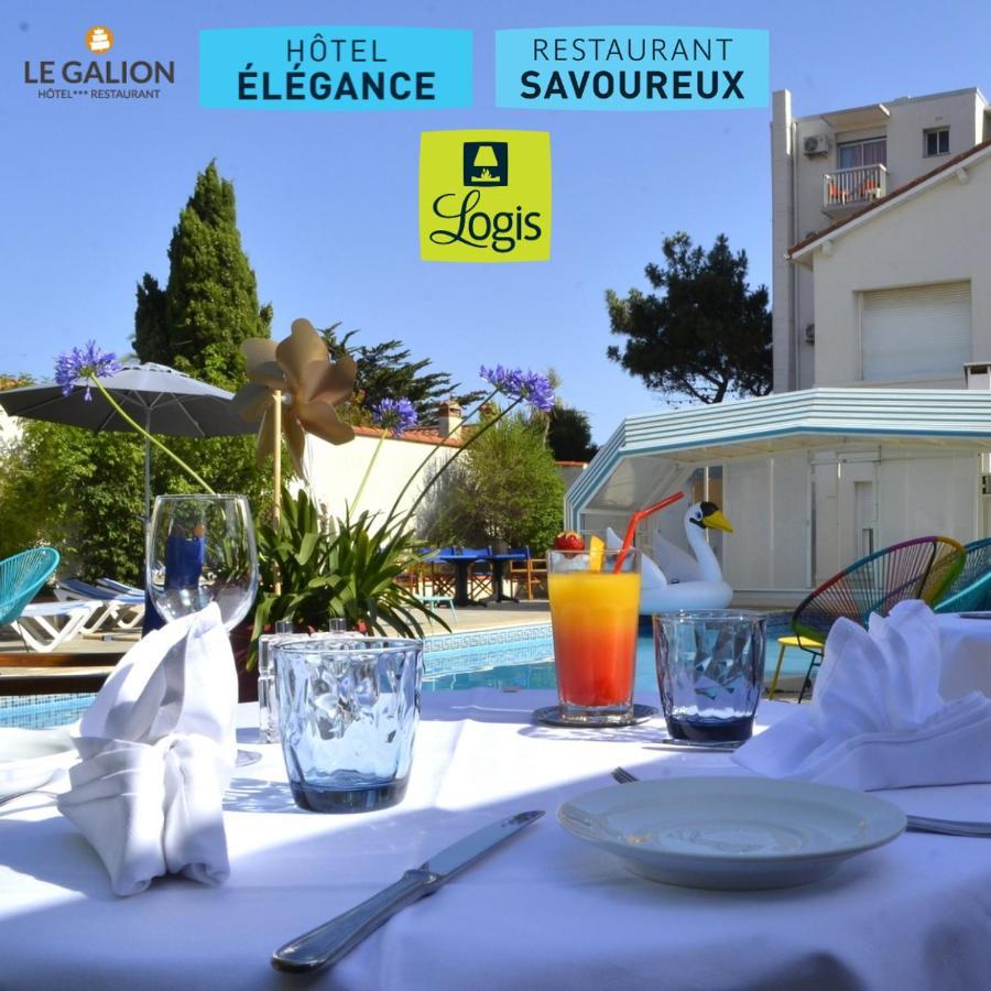 Le Galion Hotel Et Restaurant Canet Plage - Logis Экстерьер фото